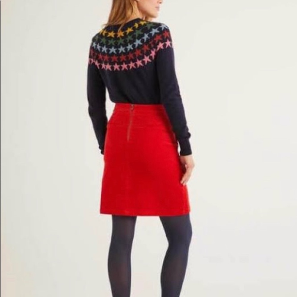 Boden Red skirt